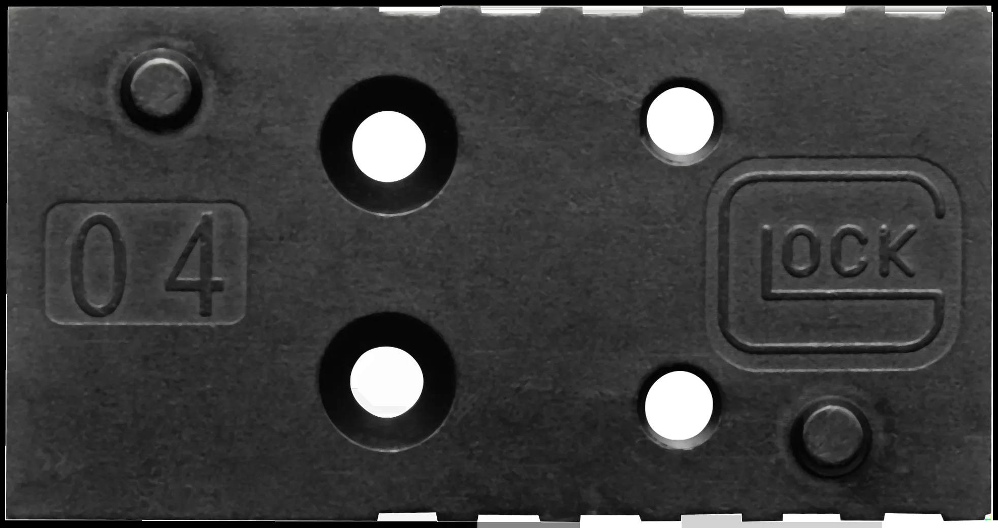 Glock OEM MOS Optic Adapter Plate 74011 Black #04