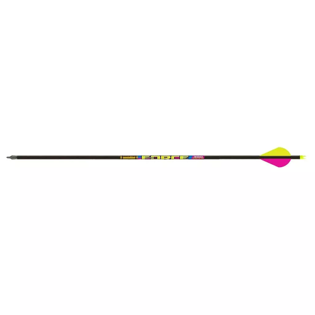 Gold Tip Force Foc Arrows 340 4 Fletch 6pk