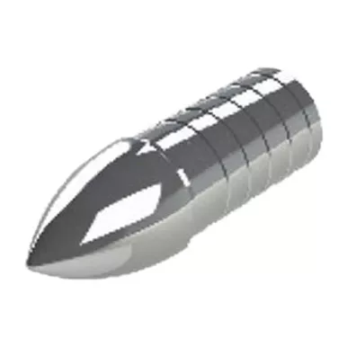 Gold Tip GLU30X5012 Glue In Points 30X 50 Grain, Silver, 12 Pack
