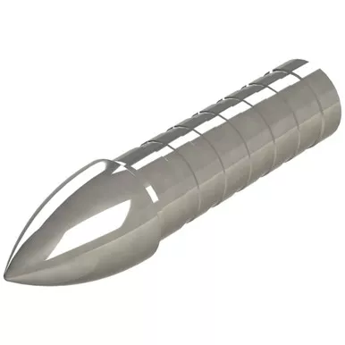 Gold Tip GLULGT12 Lightning Glue In Points .246 50 Grain, Silver, 12 Pack