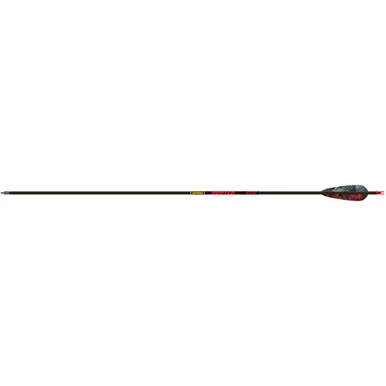 Gold Tip HUN400F6 Hunter Arrows 400 4 Inches, Feathers Black, 6 Pack