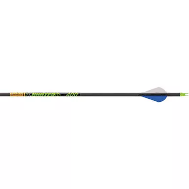 Gold Tip HXT340A2 Hunter XT Arrows 340 Raptor Vanes Black, 12 Pack