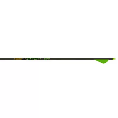 Gold Tip VELXT400A26 Velocity XT Arrows 400 Raptor Vanes Black, 6 Pack