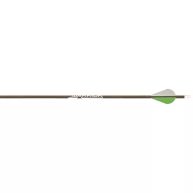 Gold Tip WAR340A272 Warrior Arrows 340 Raptor Vanes Black, 72 Pack
