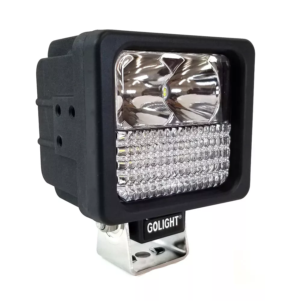 Golight GXL LED Hybrid Work Series Light Fixed Mount w/No Remote – 12V – Black [4023]