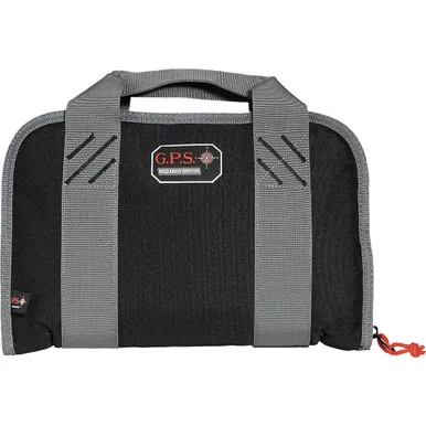 GPS GPS-1107PCCB Double Compact Pistol Case, Black