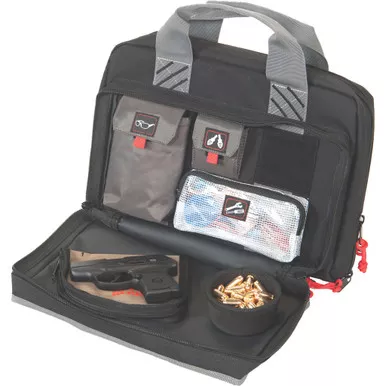GPS GPS-1310PC Quad Pistol Range Bag, Black