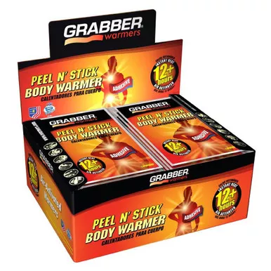 Grabber AWES-40 Adhesive Body Warmers White, 40 Pack