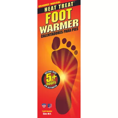 Grabber FWSMES Foot Warmer Small/Medium Orange, 1 Pack