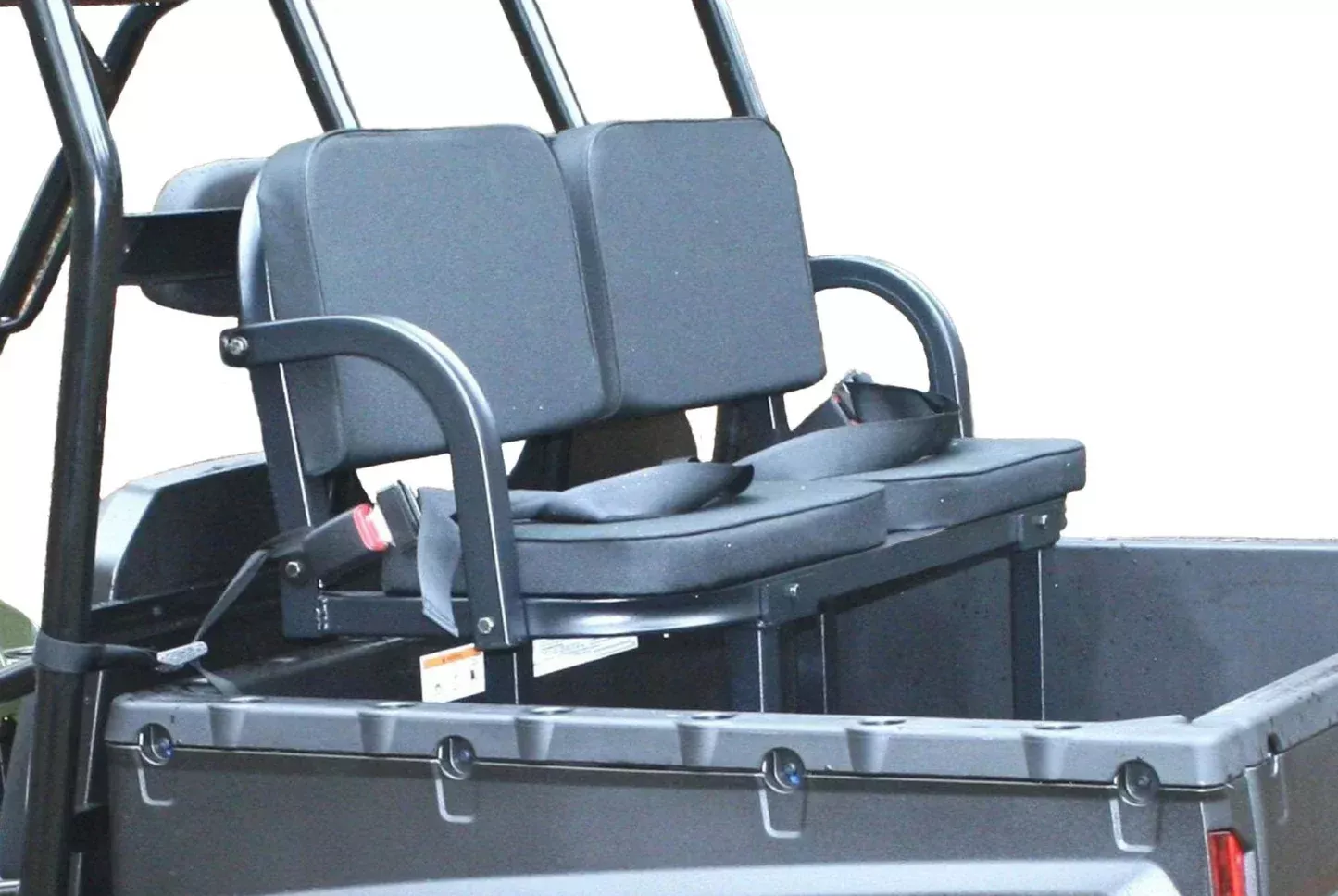 Great Day | Deluxe Rumble Seat | Model UVDRS200BL | Width 48″ | Heavy-Duty Aluminum Utility Vehicle Passenger Seat | Weight Capacity 350 lbs |Horsepower 40+ HP | For UTV