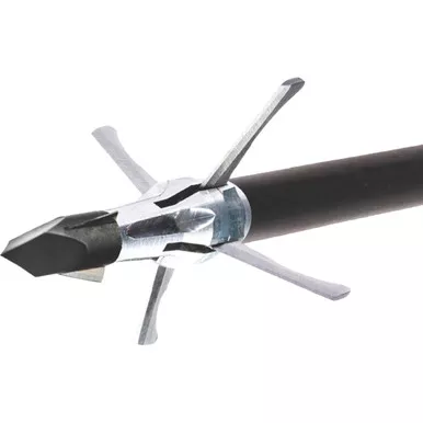 Grim Reaper 1971 Mini-Mag Razortip Broadheads 4-Blade 100 Grain, Steel, 3 Pack