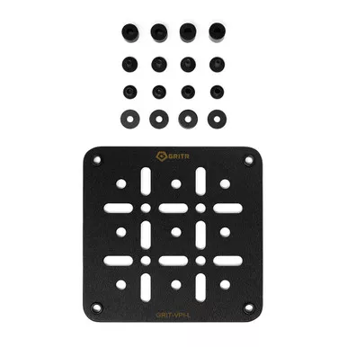 GRITR Kydex EDC Hook & Loop Panel Insert for Holsters & Gear w/ Hardware Kit