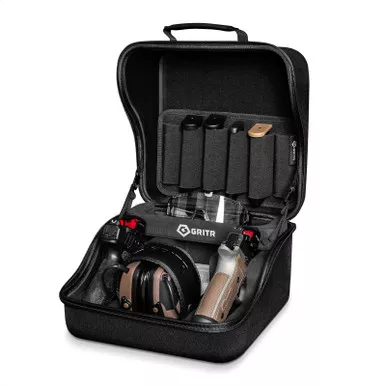 GRITR Multi-Pistol Pod w/ Foam Padding, Protective Case for Guns & Shooting Accessories