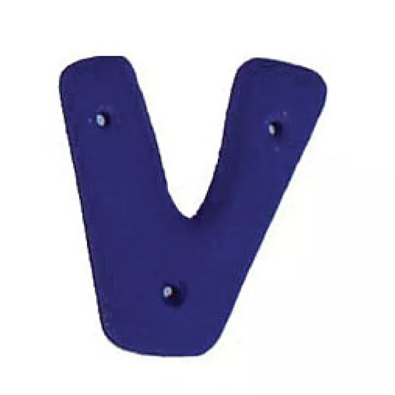 GROPERZ Alphabet V Easymount – Durable Letter Mount for Educational Use