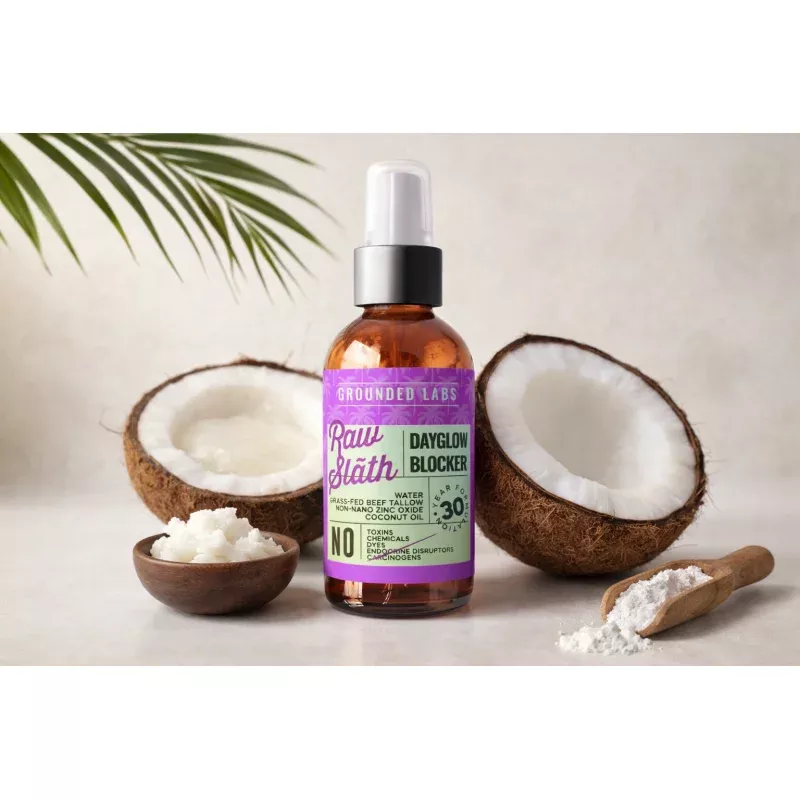 Grounded Labs Natural Beef Tallow Zinc Sunblock