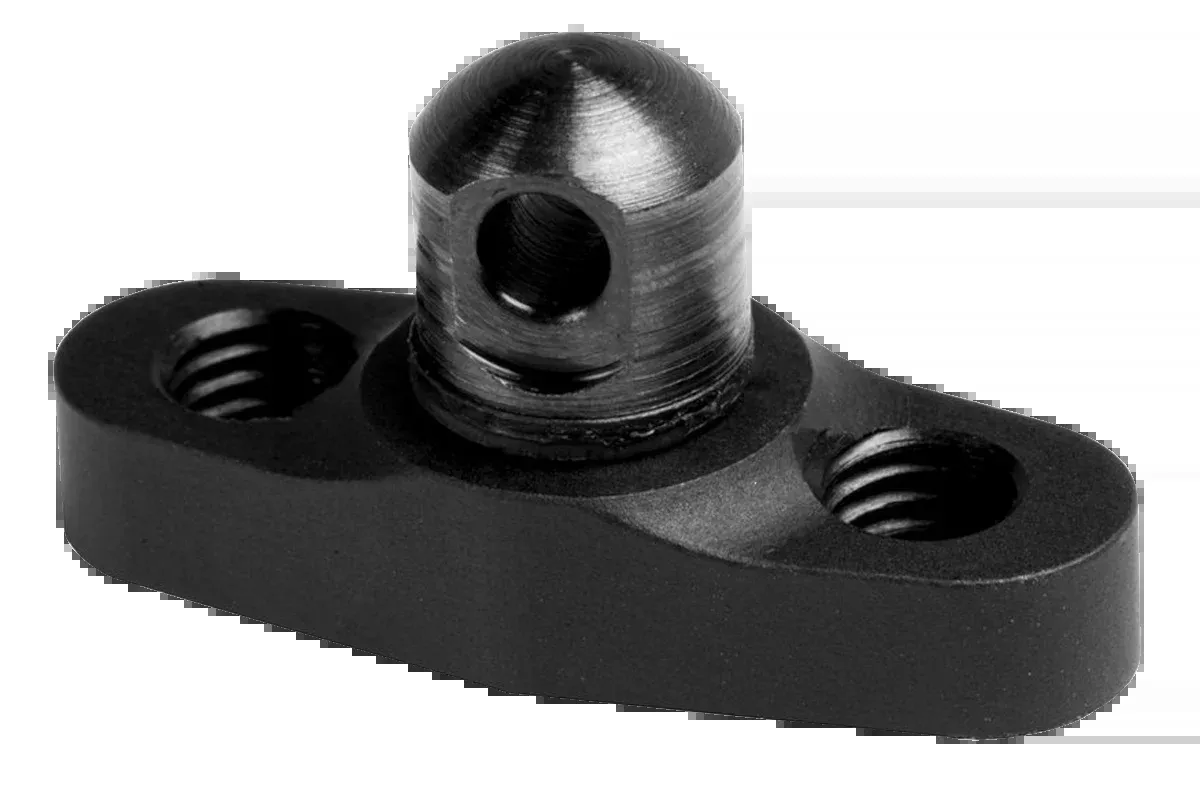 Grovtec Flanged Swivel Stud - Keymod Adaptor Black