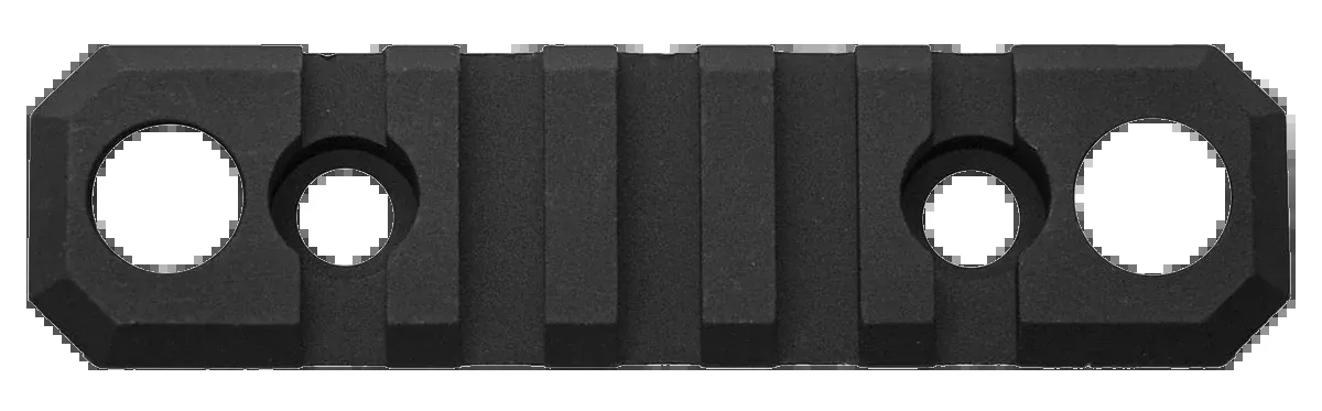 Grovtec Rail Push Button Base – M-lok 3.1″ 5 Slot Alum Black
