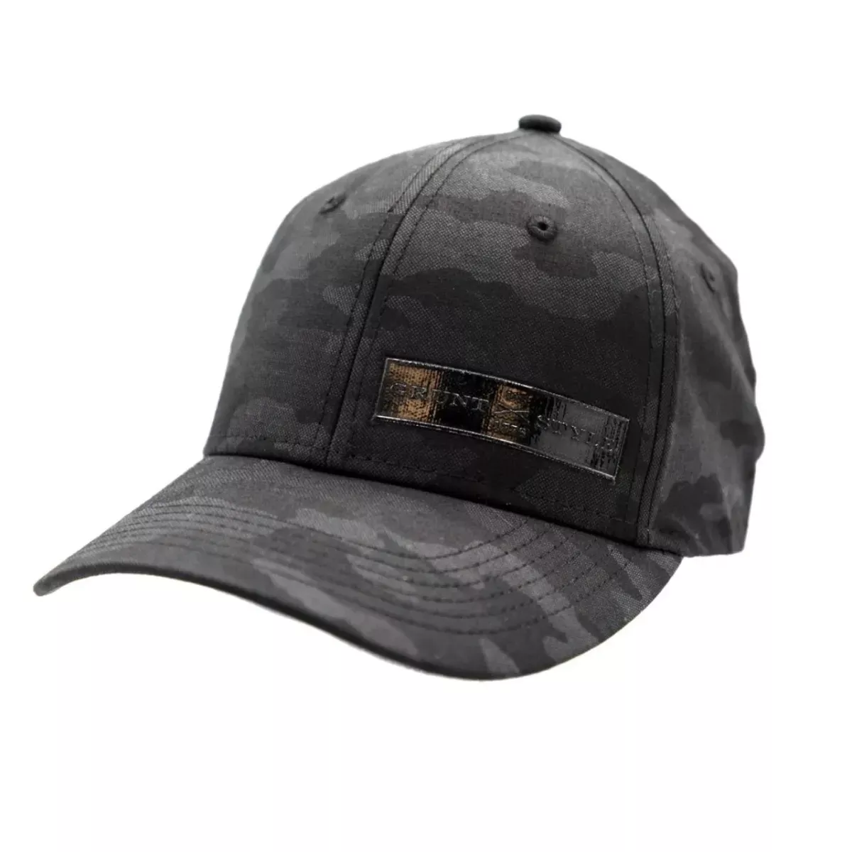 Grunt Style Men's Black Camo Snap-Back Hat