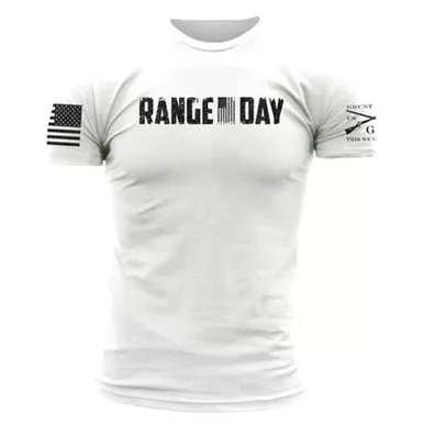 GRUNT STYLE Men's Range Day White Short Sleeve Shirt (GS5212)