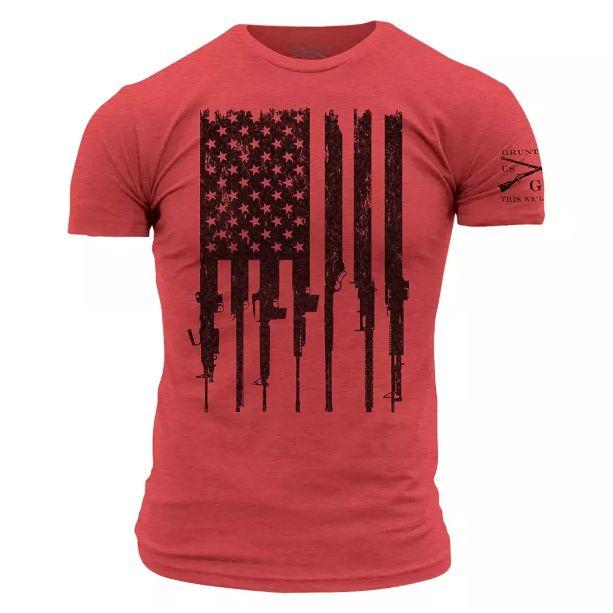 Grunt Style Men's Rifle Flag S/S Tee