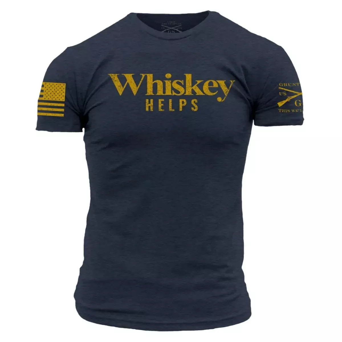Grunt Style Men's Whiskey Helps S/S Tee