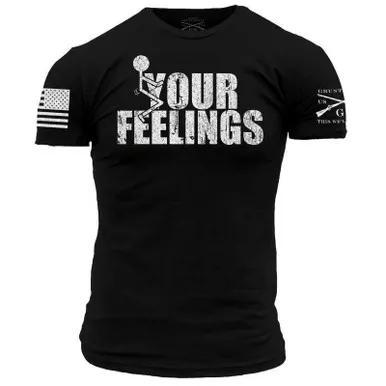 GRUNT STYLE Men's Your Feelings Short Sleeve Shirt