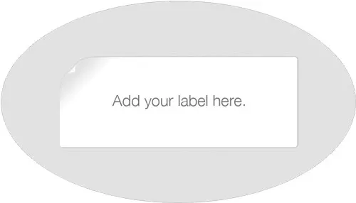 Gss Blank Plastic Oval Tagsfor – Displaying Gun Info 50-pack