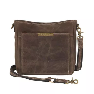 GTM Slim Crossbody Distressed Buffalo CCW Purse
