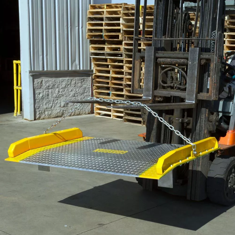 Guardian Industrial Products Aluminum Dock Board | Model ADB-6048-15000 | 48" L x 60" W | 15,000 lb Capacity | For Forklifts & Loading Docks