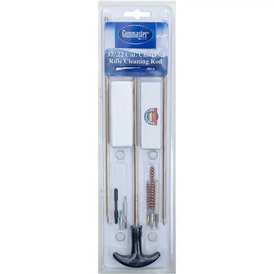 Gunmaster UGC172C Universal Pistol/Rifle Cleaning Kit .17-22 Caliber, Black