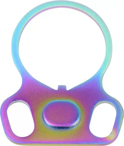 Guntec Ar15 Ambi Single Point - Sling Adapter Rainbow Pvd
