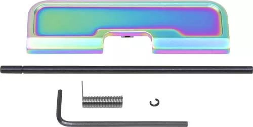 Guntec Ar15 Ejection Port Dust – Cover Gen 3 Rainbow Pvd Coated