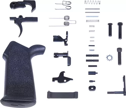 Guntec Complete Lower Parts – Kit Ar15 W/ Ergonomic Grip