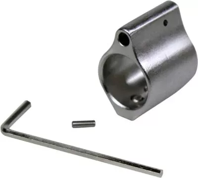 Guntec Low Profile Gas Block – .750 Dia Stainless Steel