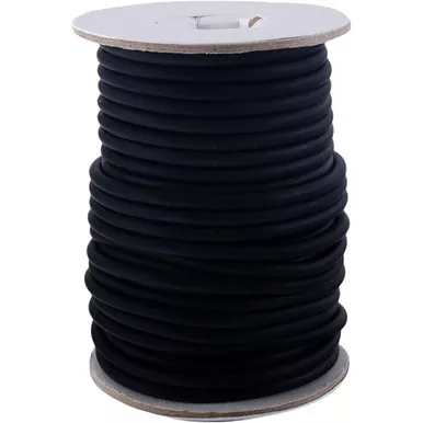 GWS 33709 Rubber Tubing 50 Foot, Black