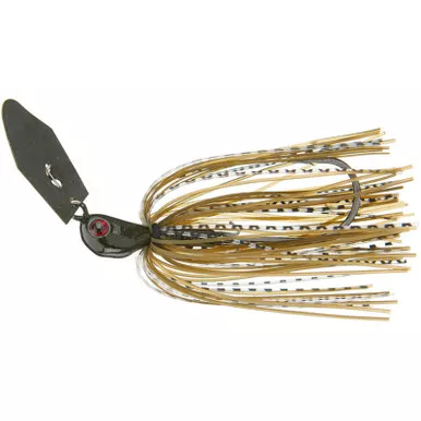 Hag's Baits Hurricane Bladed Jig - 1/2 oz Green Pumpkin