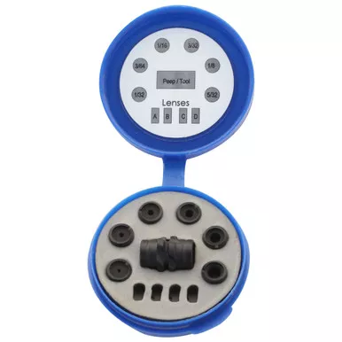 Hamskea PEEP060 Insight Peep Kit Standard 6 Apertures and Peep, Blue