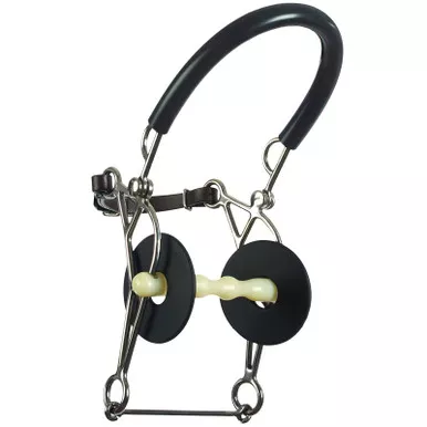 HAPPY MOUTH Mullen Smooth Hackamore Bit (467526SS)