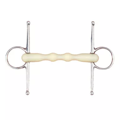 HAPPY Mullen Shaped Full Cheek Bit (452457SS)
