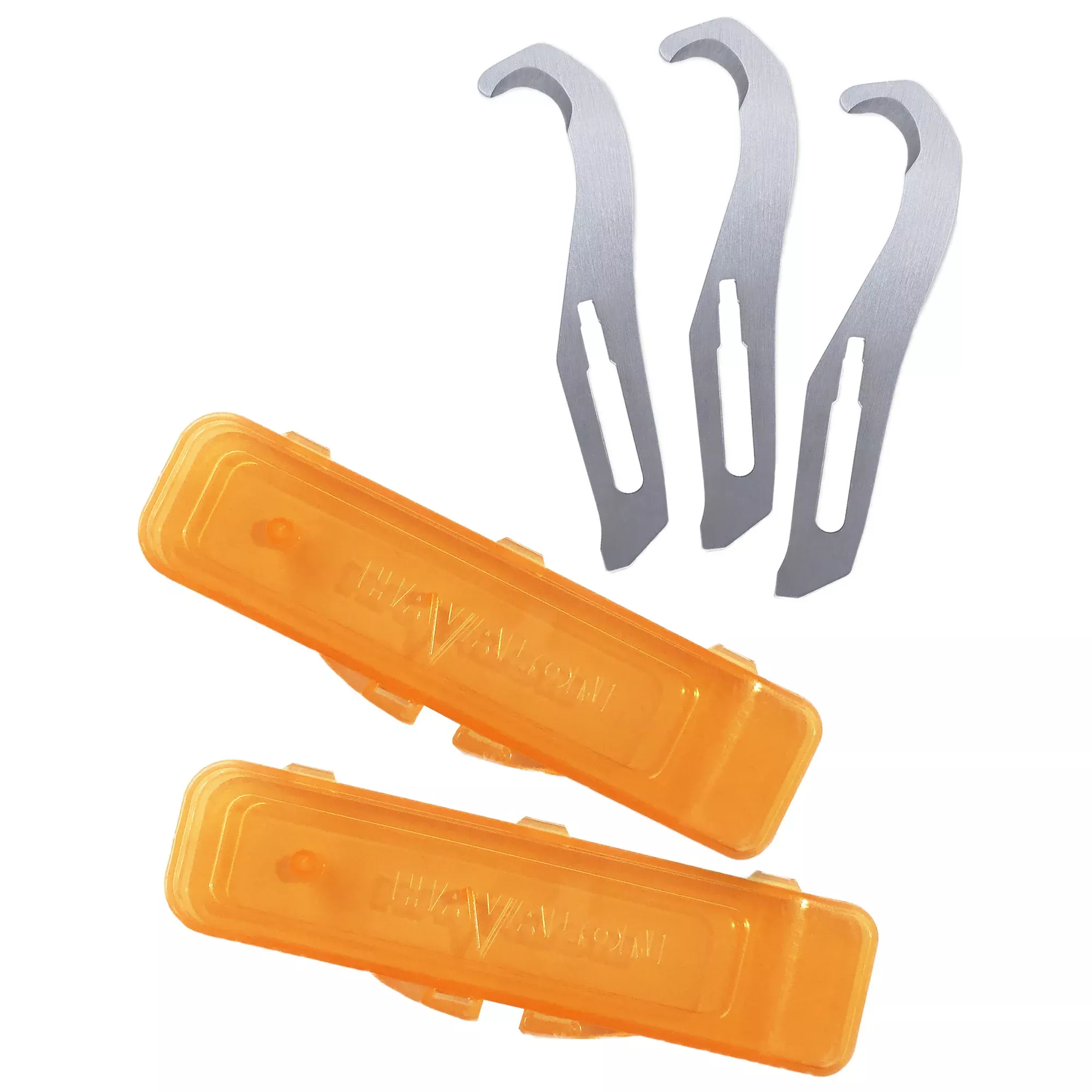 Havalon Knives #gh Gut Hook 3 – Pack W/ Two Blade Holders