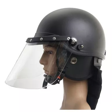 Haven Gear HG-HMAT-GM Riot Helmet, Angled Face Shield