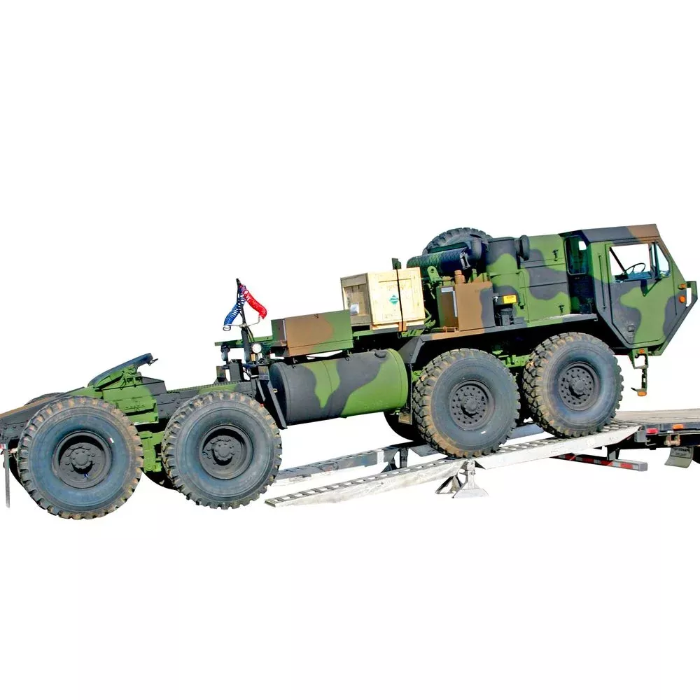 Heavy Duty Ramps Modular Step Deck Trailer Ramp System | Model 20-16-192-02-02M | 16′ L x 16″ W | 20,000 lb. Weight Capacity | Horsepower 23 HP | For Trailers, Loaders