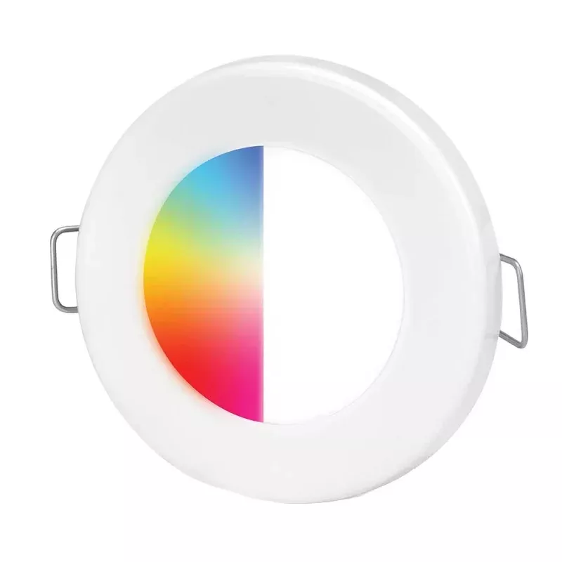 Hella Marine EuroLED75 RGBW Downlight – White Bezel