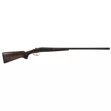 Heritage Mfg BL41028BK Badlander Full Size 410 Bore Break Open 3" 2rd 28" Black Chrome Side By Side Barrel, Black Chrome Receiver, Fixed Turkish Walnut Stock