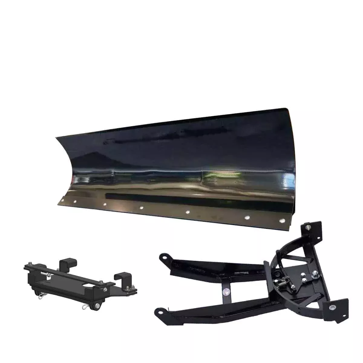 HitchDoc Outdoor | Eagle Snow Plow | Width 66″ | Steel Front-Mount Complete Plow System | 450 Bighorn (VXL-T/Crew) (2021-2024) | Horsepower 40+ HP | For UTV