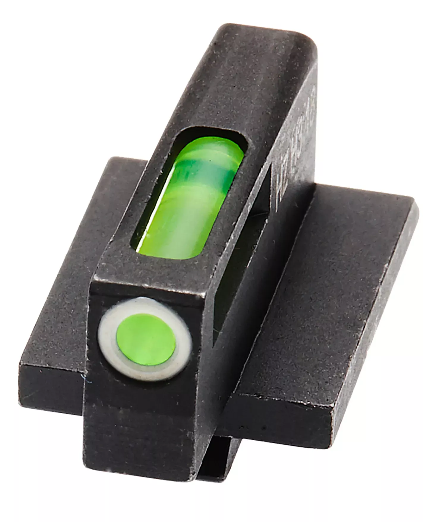 HiViz LiteWave H3 Front Sight Tritium with LitePipe Technology Green with White Outline Black Frame for Ruger GP100