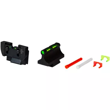 Hiviz RG1022 LiteWave Front & Rear Sight Combo Ruger 10/22 Green/Red/White, Red