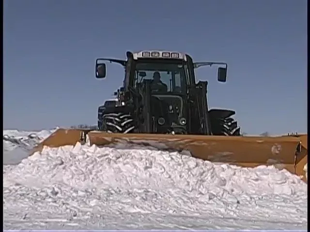 HLA Attachment Snow Blade Less Frame | Rubber Edge | Model 3000 Series| 6'-10' Multiple Width | For Tractor