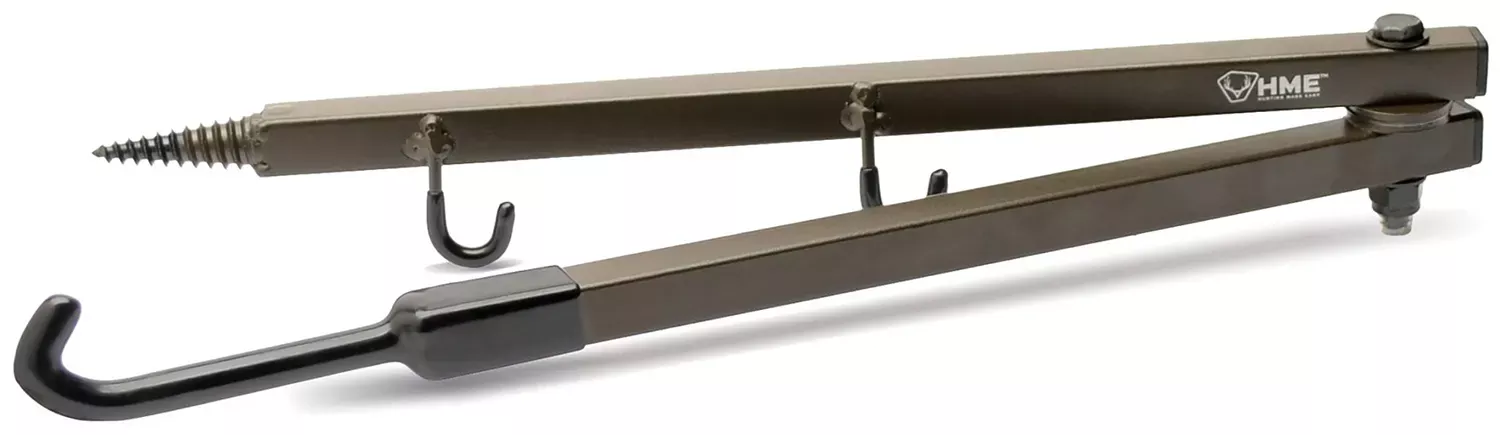 HME Folding Bow Hanger Green Steel