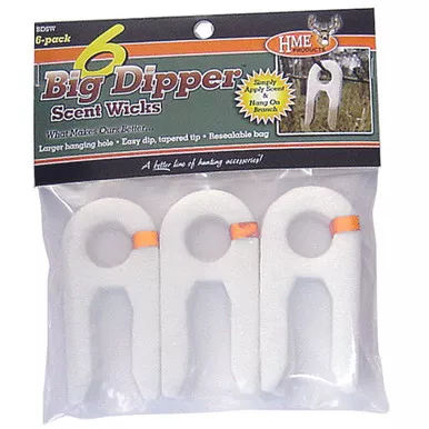 HME HME-BDSW Big Dipper Scent Wick White, 6 Pack